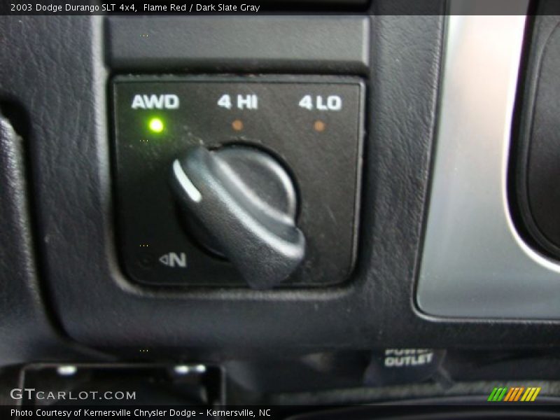 Controls of 2003 Durango SLT 4x4