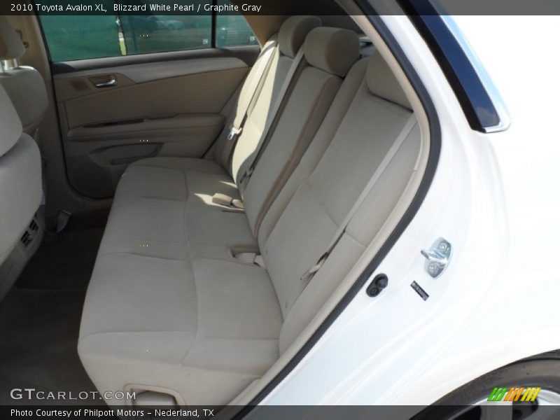 Blizzard White Pearl / Graphite Gray 2010 Toyota Avalon XL