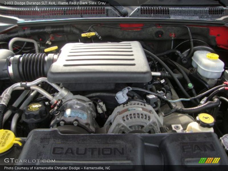  2003 Durango SLT 4x4 Engine - 4.7 Liter OHV 16-Valve V8