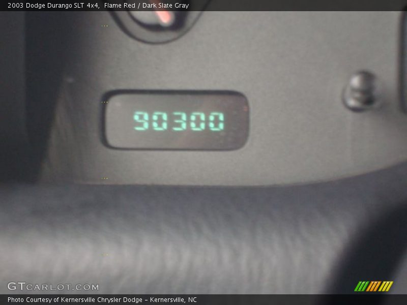Flame Red / Dark Slate Gray 2003 Dodge Durango SLT 4x4
