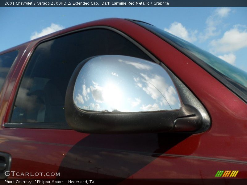 Dark Carmine Red Metallic / Graphite 2001 Chevrolet Silverado 2500HD LS Extended Cab
