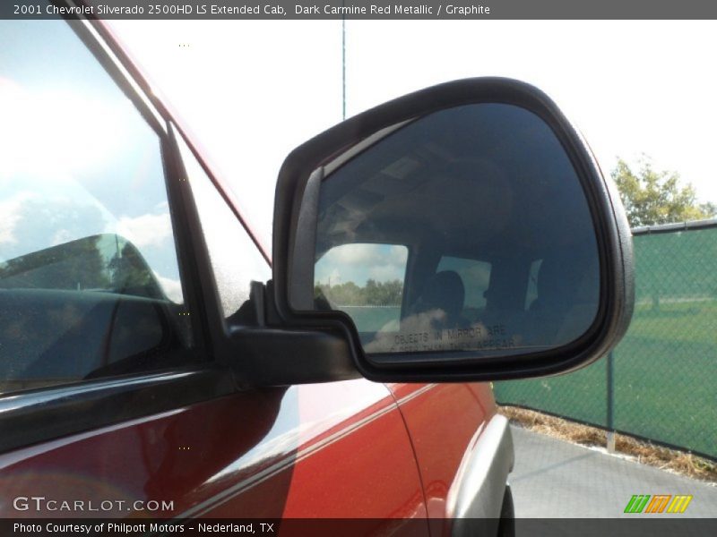 Dark Carmine Red Metallic / Graphite 2001 Chevrolet Silverado 2500HD LS Extended Cab