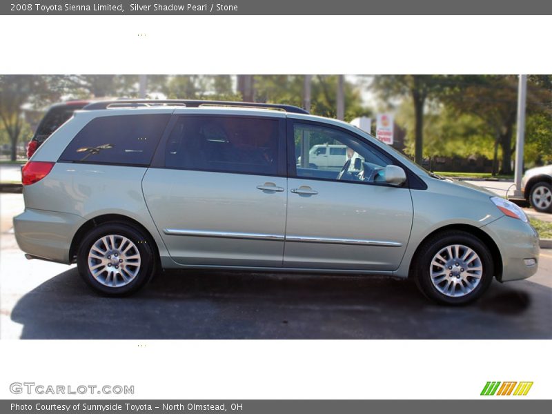 Silver Shadow Pearl / Stone 2008 Toyota Sienna Limited