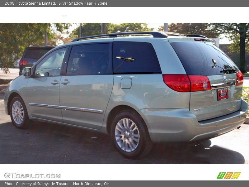 Silver Shadow Pearl / Stone 2008 Toyota Sienna Limited