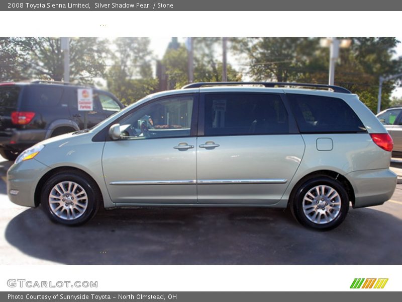 Silver Shadow Pearl / Stone 2008 Toyota Sienna Limited