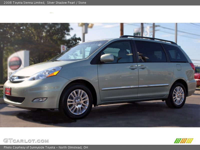 Silver Shadow Pearl / Stone 2008 Toyota Sienna Limited