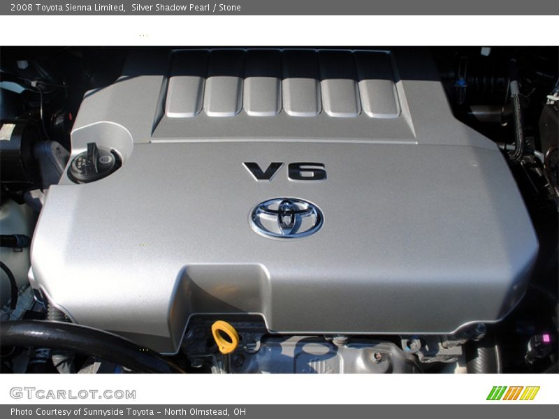 Silver Shadow Pearl / Stone 2008 Toyota Sienna Limited