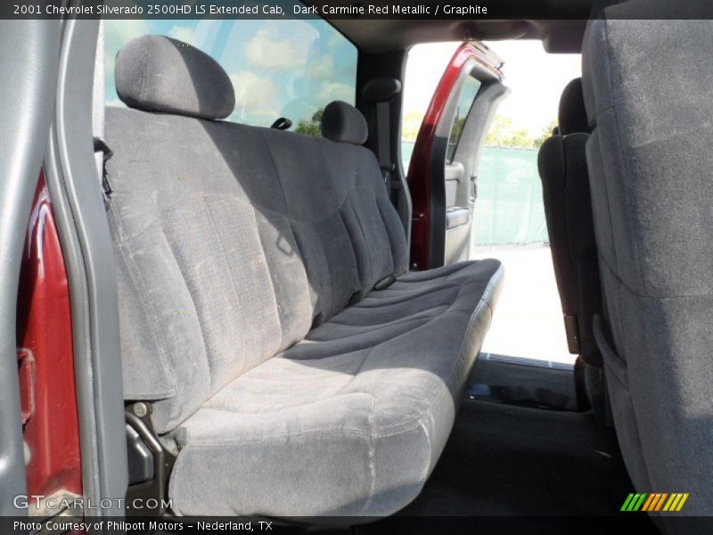 Dark Carmine Red Metallic / Graphite 2001 Chevrolet Silverado 2500HD LS Extended Cab