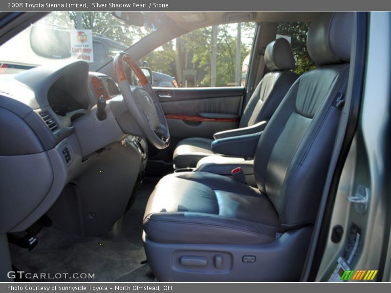 Silver Shadow Pearl / Stone 2008 Toyota Sienna Limited