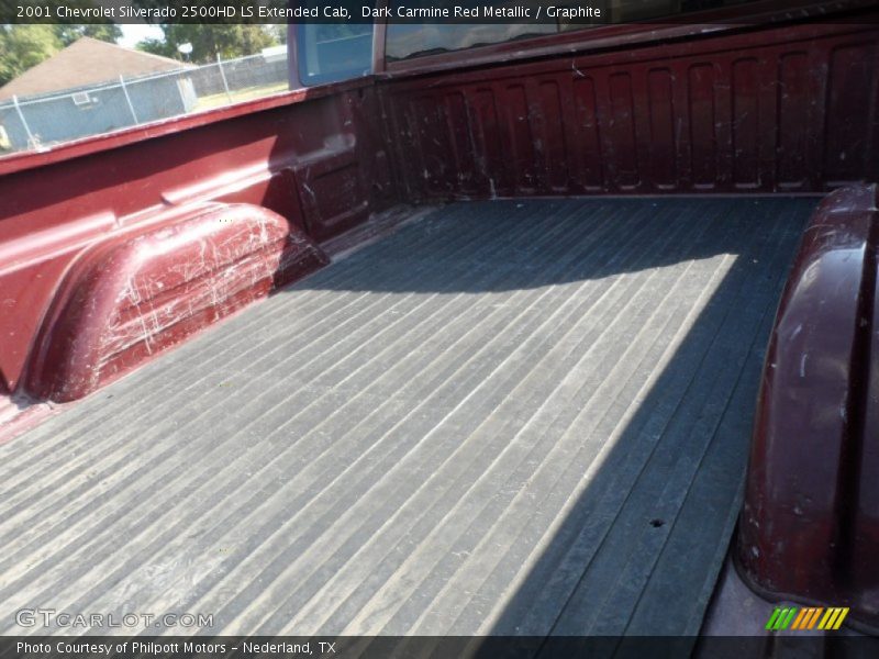 Dark Carmine Red Metallic / Graphite 2001 Chevrolet Silverado 2500HD LS Extended Cab