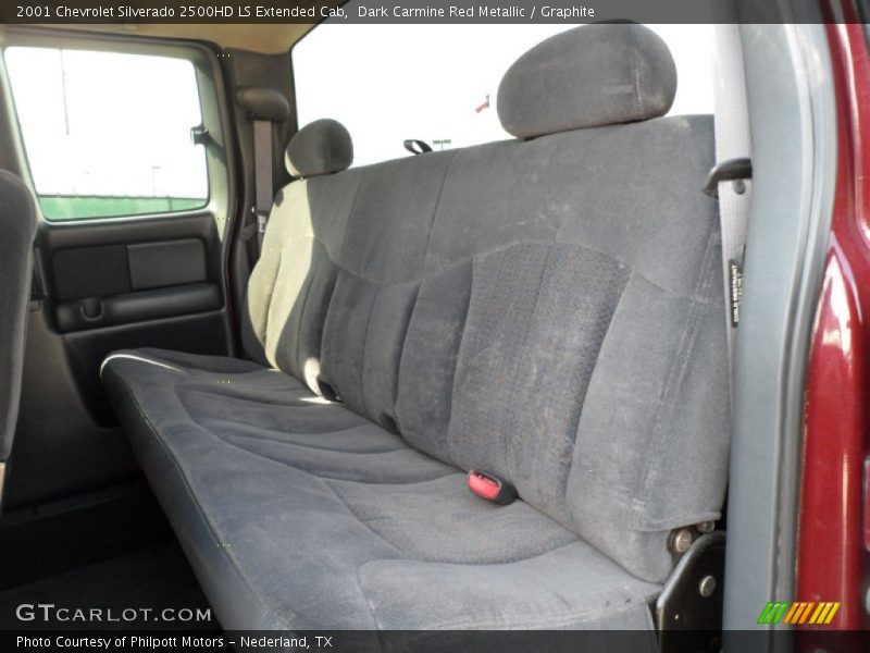 Dark Carmine Red Metallic / Graphite 2001 Chevrolet Silverado 2500HD LS Extended Cab