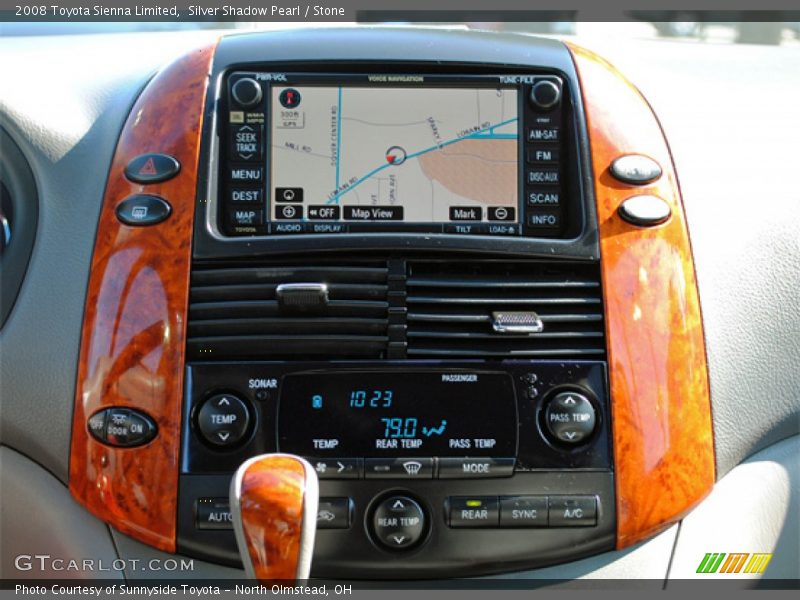 Silver Shadow Pearl / Stone 2008 Toyota Sienna Limited