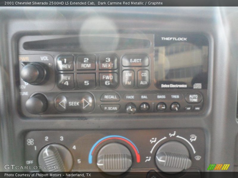 Dark Carmine Red Metallic / Graphite 2001 Chevrolet Silverado 2500HD LS Extended Cab