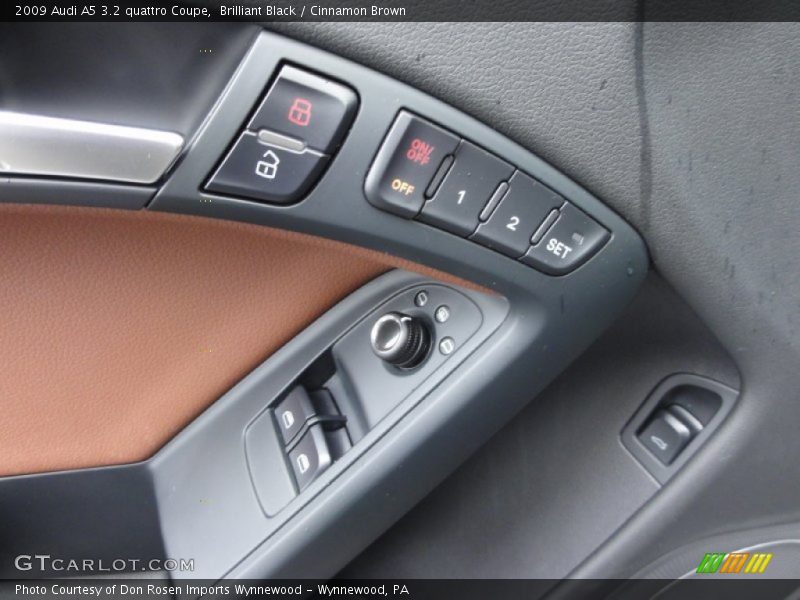Brilliant Black / Cinnamon Brown 2009 Audi A5 3.2 quattro Coupe