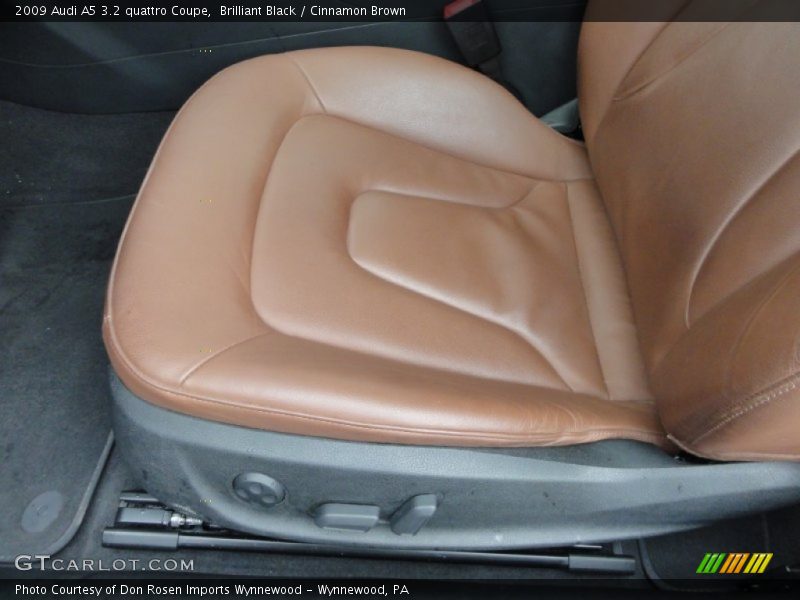Brilliant Black / Cinnamon Brown 2009 Audi A5 3.2 quattro Coupe