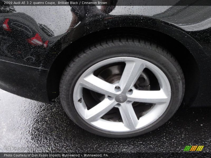 Brilliant Black / Cinnamon Brown 2009 Audi A5 3.2 quattro Coupe