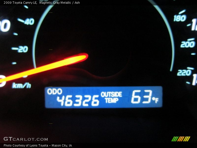 Magnetic Gray Metallic / Ash 2009 Toyota Camry LE