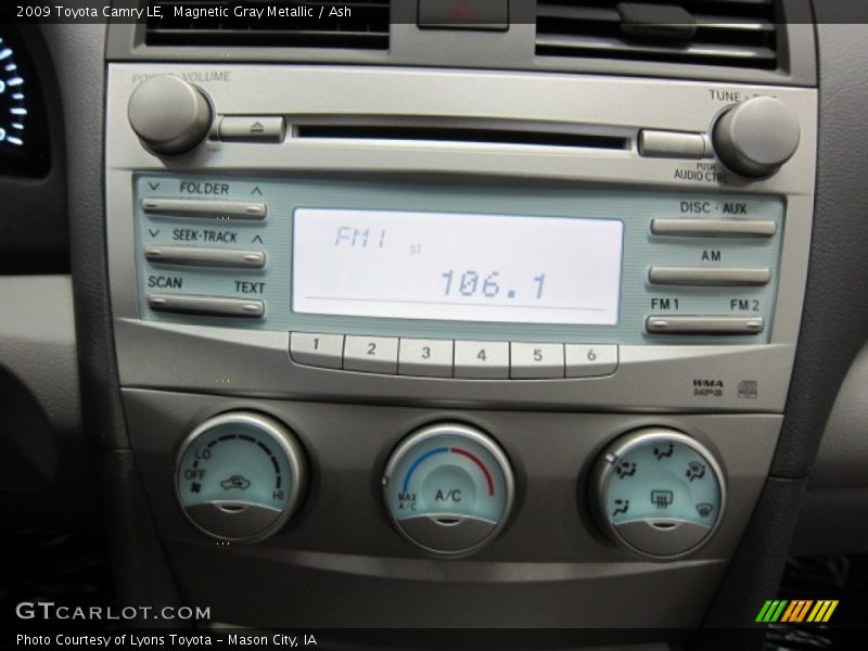 Magnetic Gray Metallic / Ash 2009 Toyota Camry LE