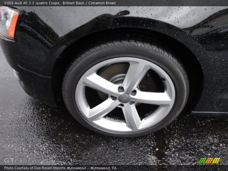 Brilliant Black / Cinnamon Brown 2009 Audi A5 3.2 quattro Coupe
