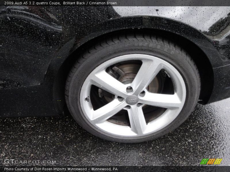 Brilliant Black / Cinnamon Brown 2009 Audi A5 3.2 quattro Coupe