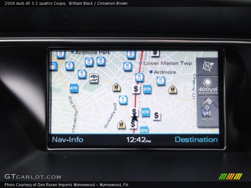 Brilliant Black / Cinnamon Brown 2009 Audi A5 3.2 quattro Coupe