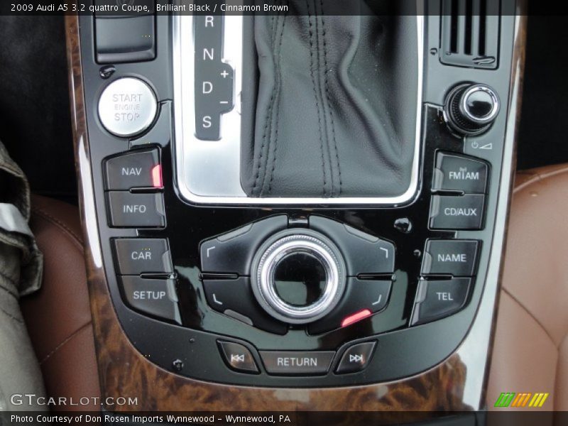 Brilliant Black / Cinnamon Brown 2009 Audi A5 3.2 quattro Coupe