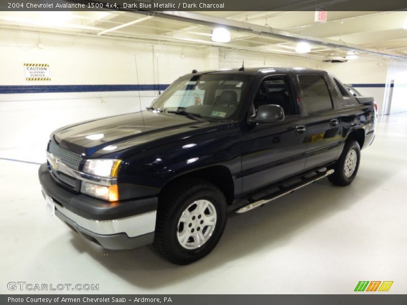 Dark Blue Metallic / Dark Charcoal 2004 Chevrolet Avalanche 1500 4x4