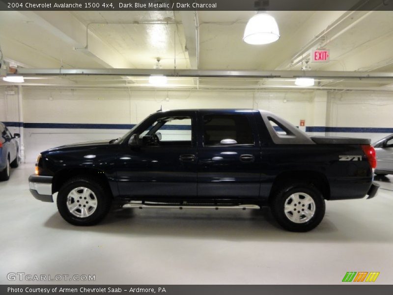 Dark Blue Metallic / Dark Charcoal 2004 Chevrolet Avalanche 1500 4x4