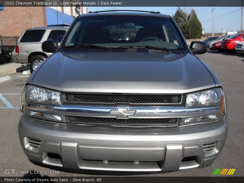 Light Pewter Metallic / Dark Pewter 2002 Chevrolet TrailBlazer LS