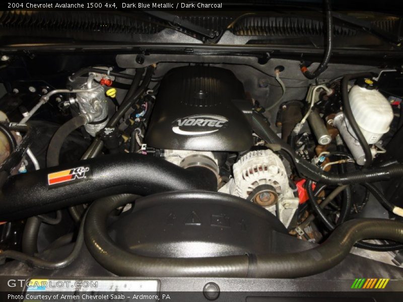 Dark Blue Metallic / Dark Charcoal 2004 Chevrolet Avalanche 1500 4x4