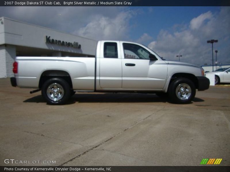 Bright Silver Metallic / Medium Slate Gray 2007 Dodge Dakota ST Club Cab