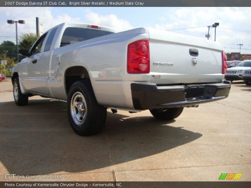 Bright Silver Metallic / Medium Slate Gray 2007 Dodge Dakota ST Club Cab