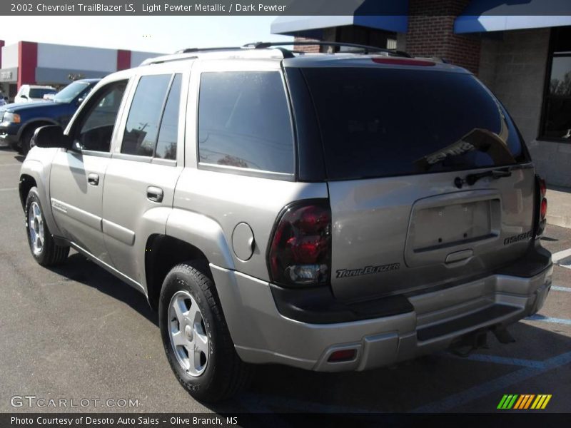 Light Pewter Metallic / Dark Pewter 2002 Chevrolet TrailBlazer LS