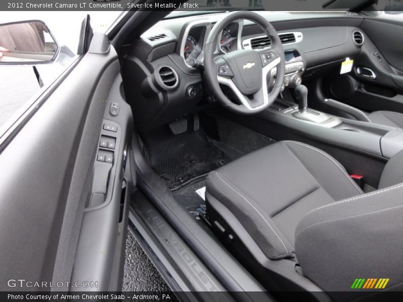 Silver Ice Metallic / Black 2012 Chevrolet Camaro LT Convertible