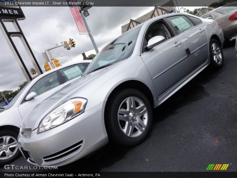 Silver Ice Metallic / Gray 2012 Chevrolet Impala LT