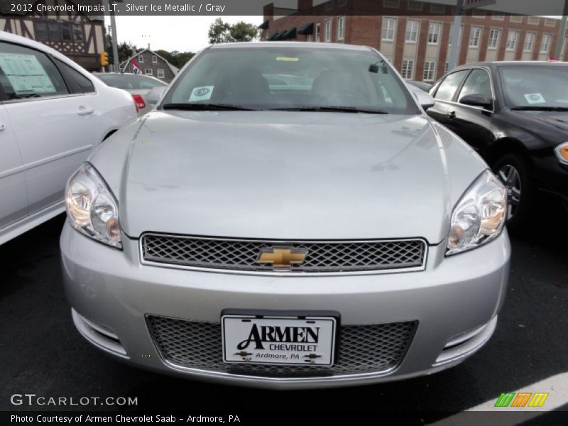 Silver Ice Metallic / Gray 2012 Chevrolet Impala LT