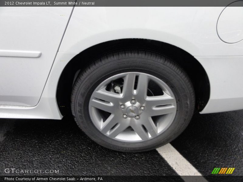 Summit White / Neutral 2012 Chevrolet Impala LT