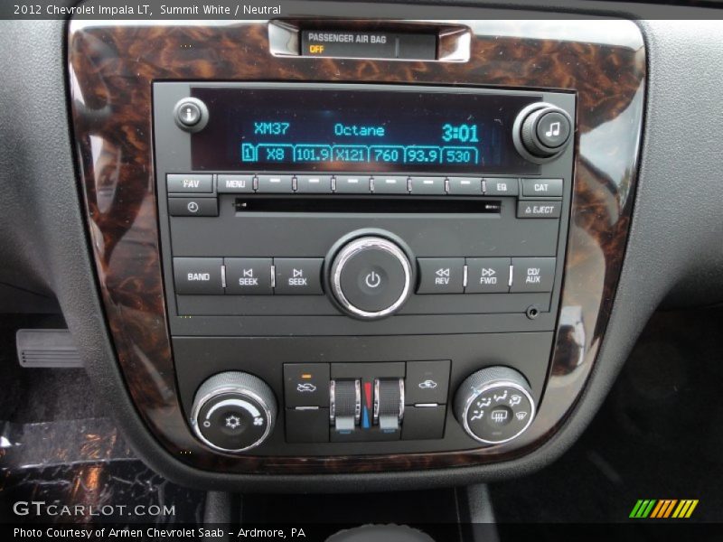 Summit White / Neutral 2012 Chevrolet Impala LT