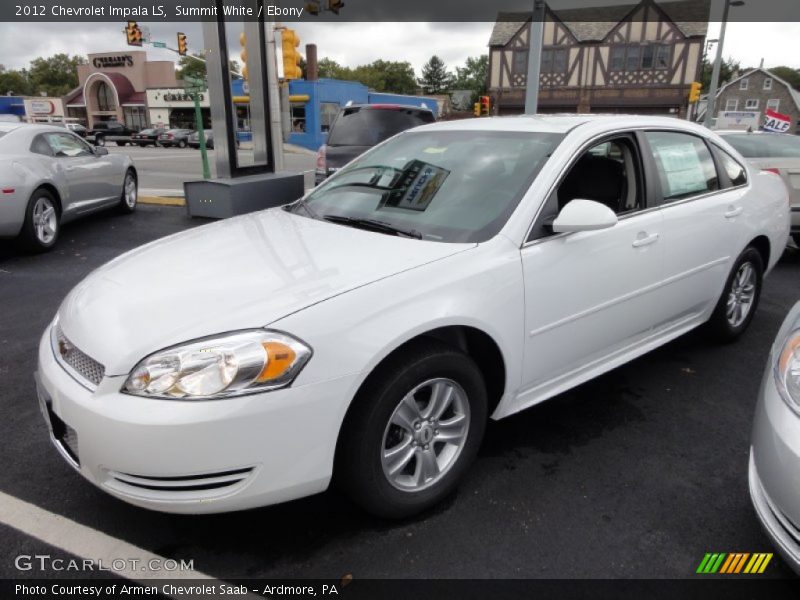 Front 3/4 View of 2012 Impala LS