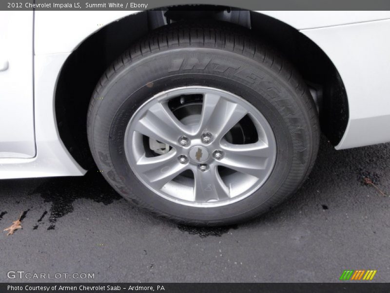 Summit White / Ebony 2012 Chevrolet Impala LS