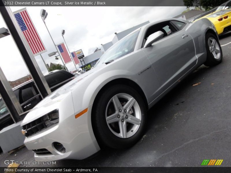 Silver Ice Metallic / Black 2012 Chevrolet Camaro LT Coupe