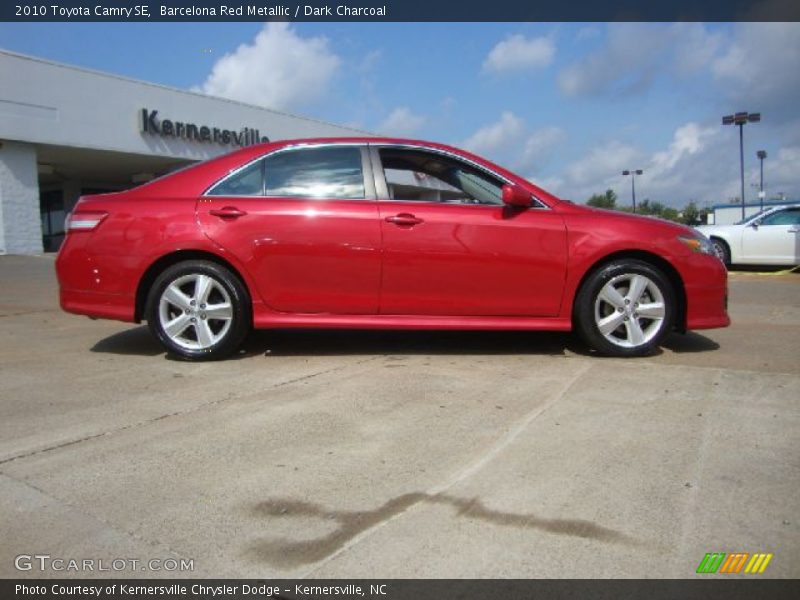 Barcelona Red Metallic / Dark Charcoal 2010 Toyota Camry SE