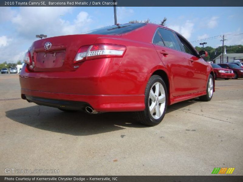 Barcelona Red Metallic / Dark Charcoal 2010 Toyota Camry SE