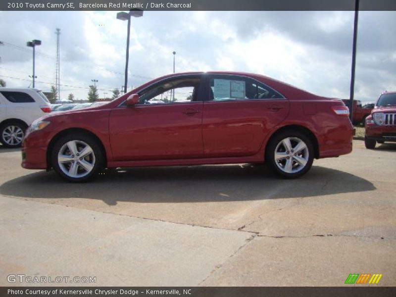 Barcelona Red Metallic / Dark Charcoal 2010 Toyota Camry SE