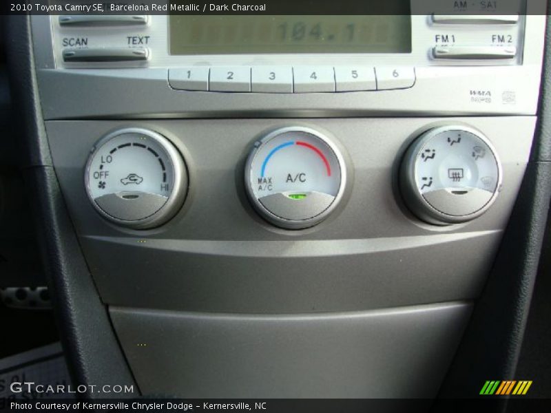 Barcelona Red Metallic / Dark Charcoal 2010 Toyota Camry SE