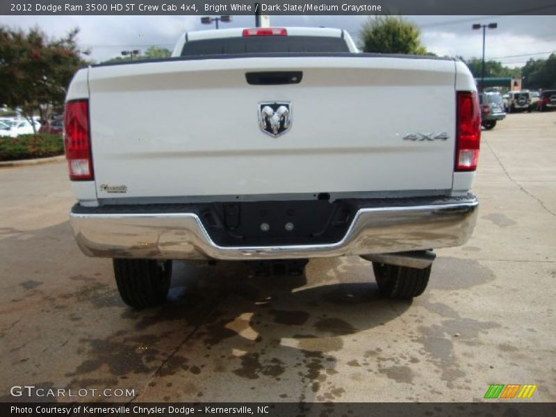 Bright White / Dark Slate/Medium Graystone 2012 Dodge Ram 3500 HD ST Crew Cab 4x4