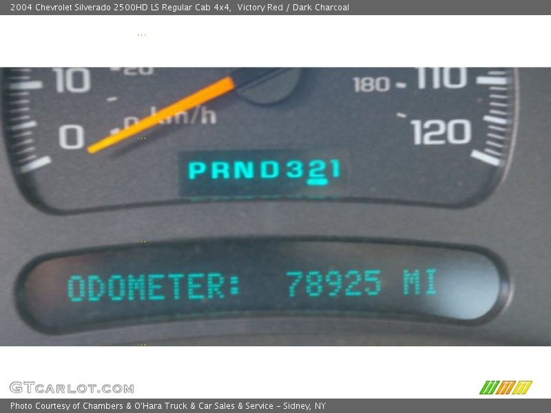 Victory Red / Dark Charcoal 2004 Chevrolet Silverado 2500HD LS Regular Cab 4x4