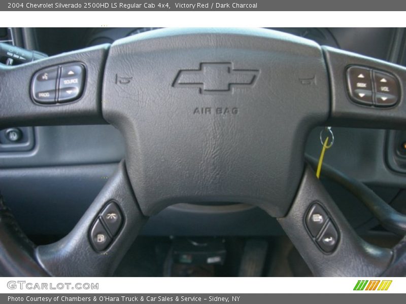 Victory Red / Dark Charcoal 2004 Chevrolet Silverado 2500HD LS Regular Cab 4x4