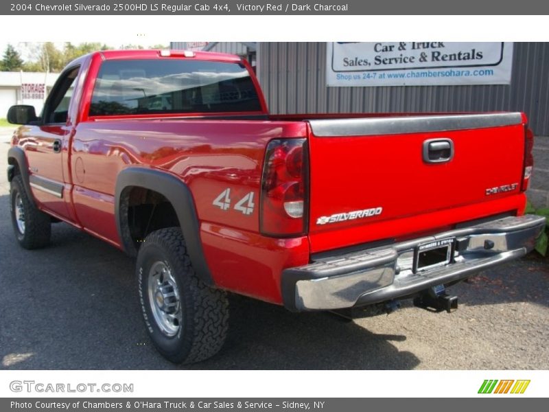 Victory Red / Dark Charcoal 2004 Chevrolet Silverado 2500HD LS Regular Cab 4x4