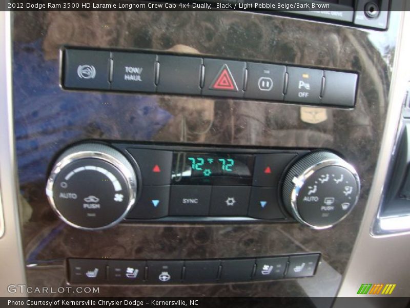 Controls of 2012 Ram 3500 HD Laramie Longhorn Crew Cab 4x4 Dually